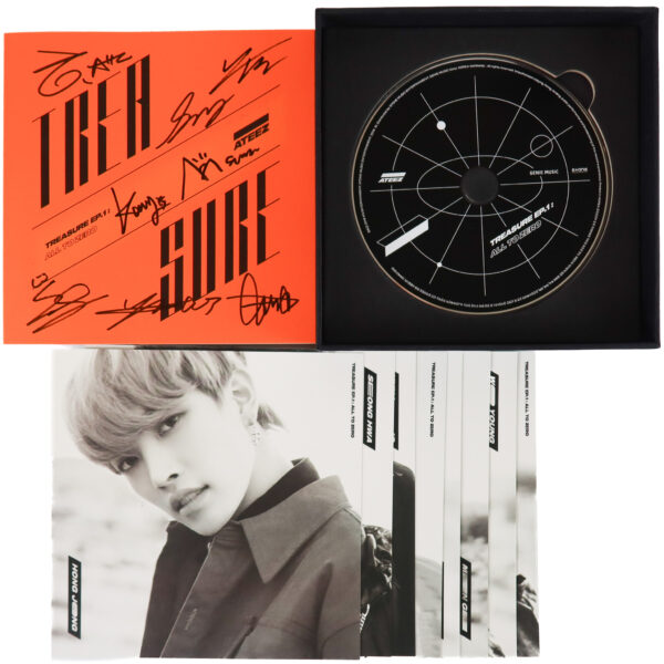 Ateez - Treasure EP.1: All to Zero Signed + Message Album CD Promo