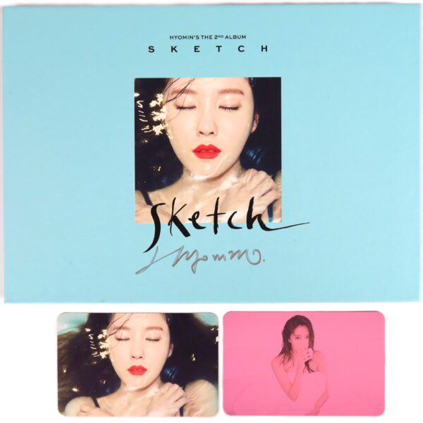 Hyomin - Sketch 2nd Album Signed Promo CD 2016 T-ara - Korea Disco