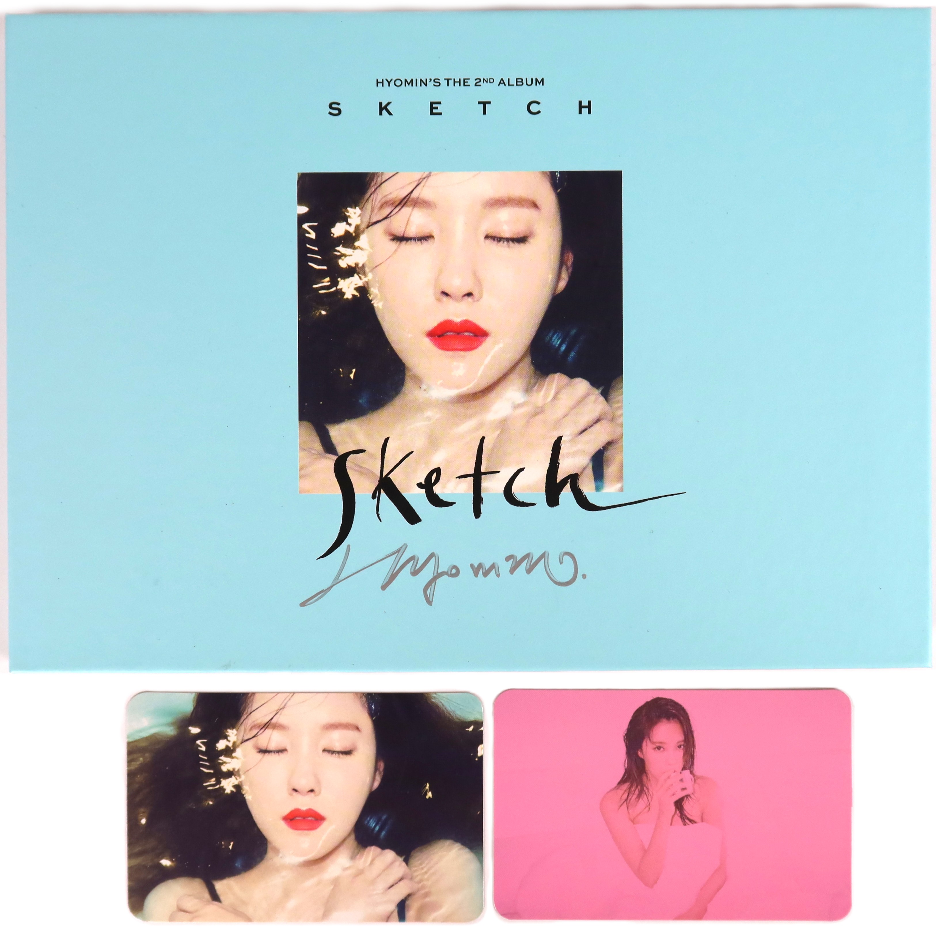 Hyomin - Sketch 2nd Album Signed Promo CD 2016 T-ara - Korea Disco