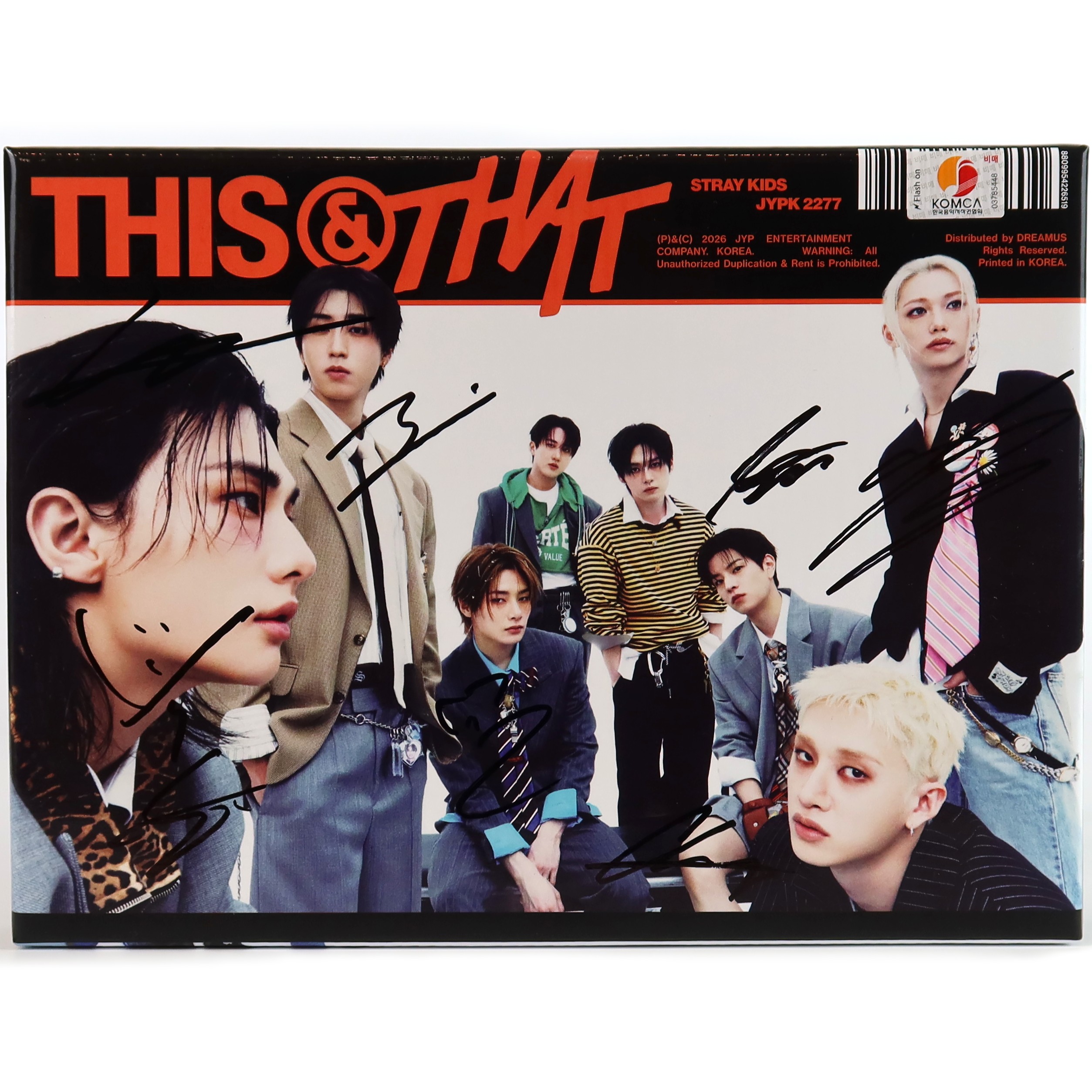 Stray Kids - This & That [This Ver.] 10th Mini Album Signed Promo