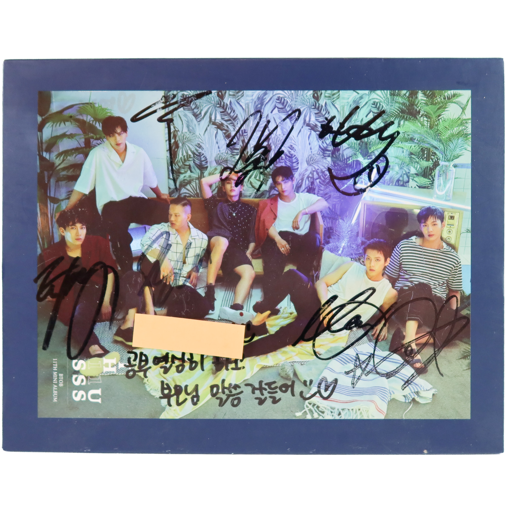 BTOB - This Is Us [Feel Ver.] 11th Mini Album Signed + Message